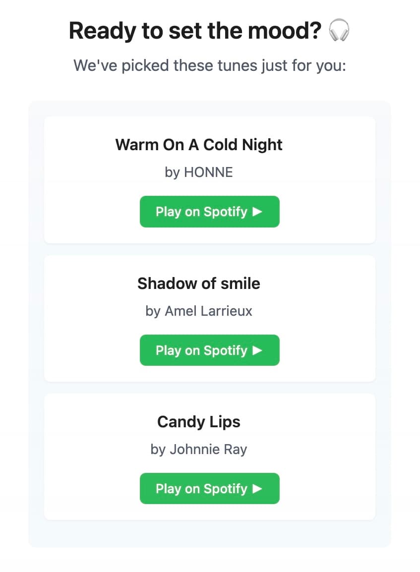 Textavibe routine screenshot